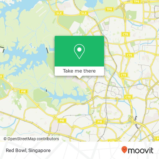 Red Bowl, Upp Thomson Rd Singapore map