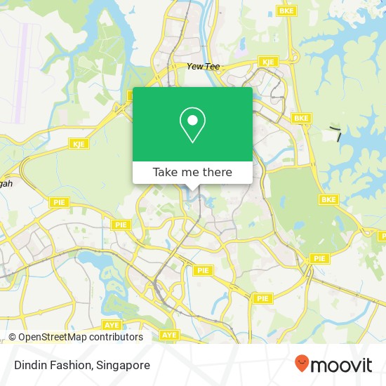 Dindin Fashion, 375 Bukit Batok St 31 Singapore 65地图