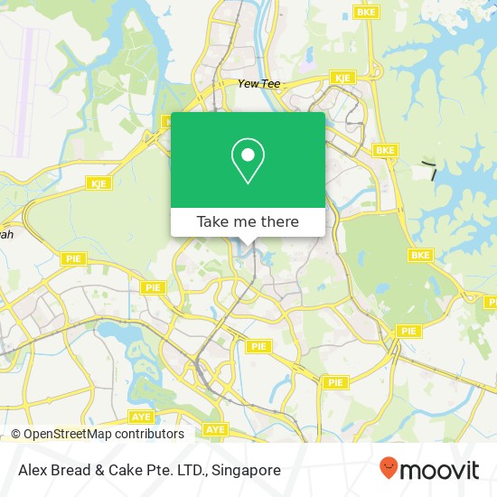 Alex Bread & Cake Pte. LTD., 374 Bukit Batok St 31 Singapore 650374 map