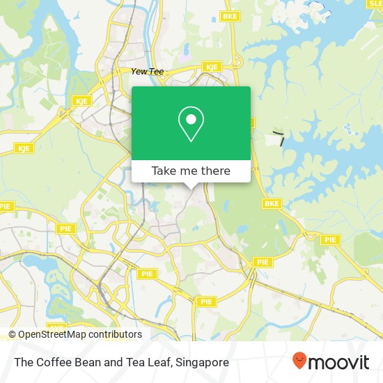 The Coffee Bean and Tea Leaf, 50 Hillview Ave Singapore map
