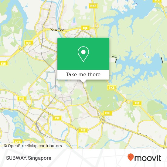 SUBWAY, 430 Upp Bukit Timah Rd Singapore 67 map