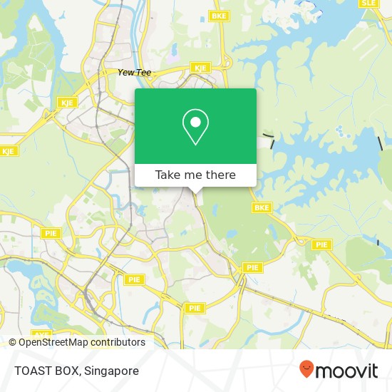 TOAST BOX, 448 Upp Bukit Timah Rd Singapore 67地图