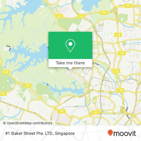 #1 Baker Street Pte. LTD., 40 Windsor Park Rd Singapore 574145地图