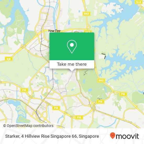 Starker, 4 Hillview Rise Singapore 66地图