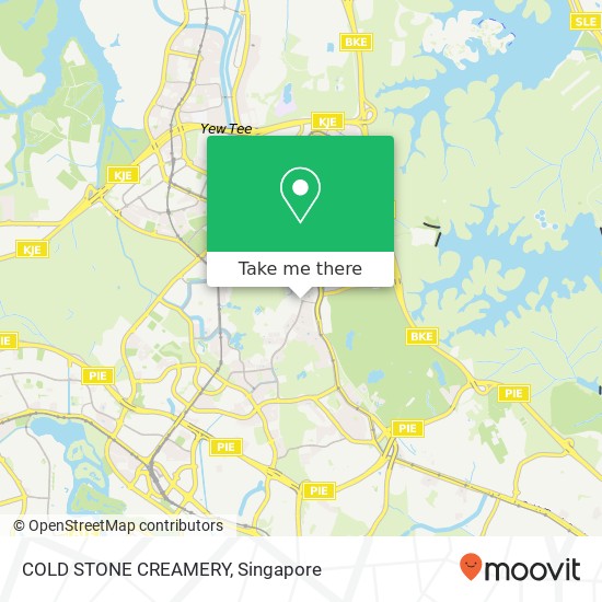 COLD STONE CREAMERY, 4 Hillview Rise Singapore 66地图