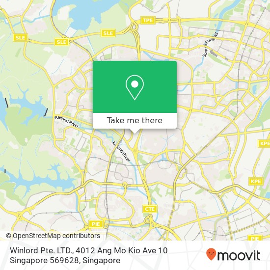 Winlord Pte. LTD., 4012 Ang Mo Kio Ave 10 Singapore 569628地图