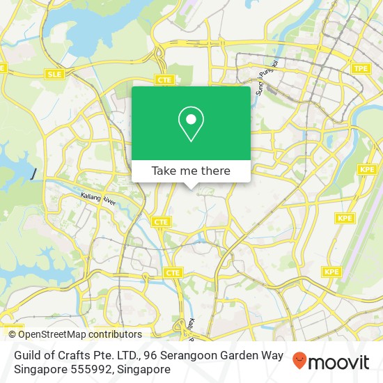 Guild of Crafts Pte. LTD., 96 Serangoon Garden Way Singapore 555992地图