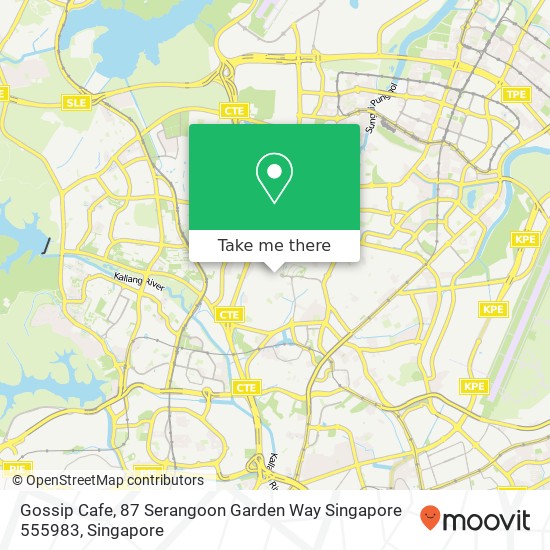 Gossip Cafe, 87 Serangoon Garden Way Singapore 555983地图