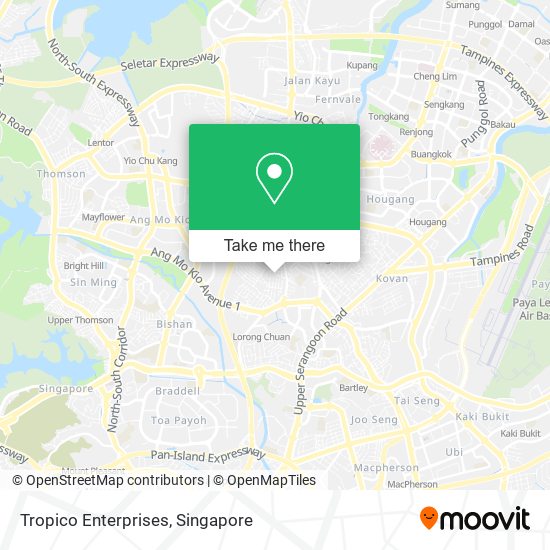 Tropico Enterprises map