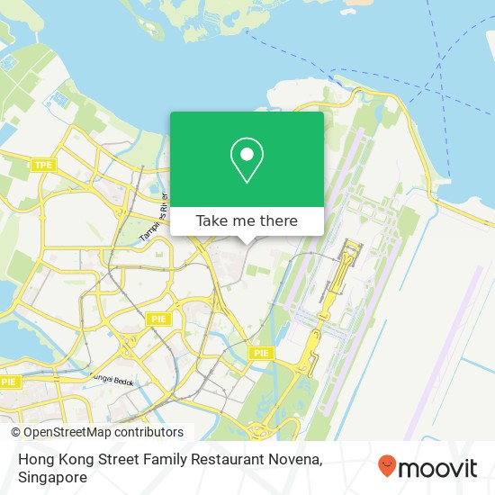 Hong Kong Street Family Restaurant Novena, 963A Upp Changi Rd N Singapore 507664地图