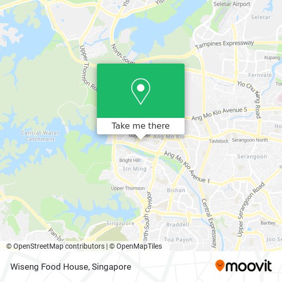 Wiseng Food House map