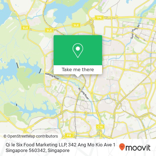 Qi le Six Food Marketing LLP, 342 Ang Mo Kio Ave 1 Singapore 560342 map