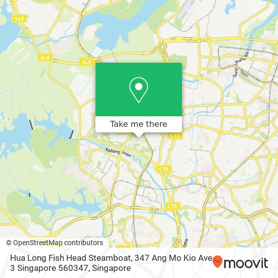 Hua Long Fish Head Steamboat, 347 Ang Mo Kio Ave 3 Singapore 560347地图