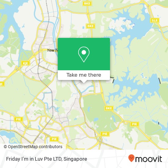 Friday I'm in Luv Pte LTD, 110 Cashew Cres Singapore 679836 map