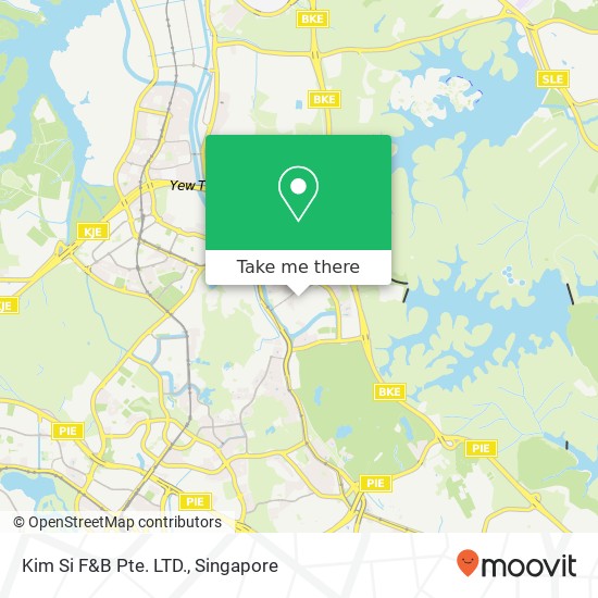 Kim Si F&B Pte. LTD., 57 Cashew Cres Singapore 679802地图