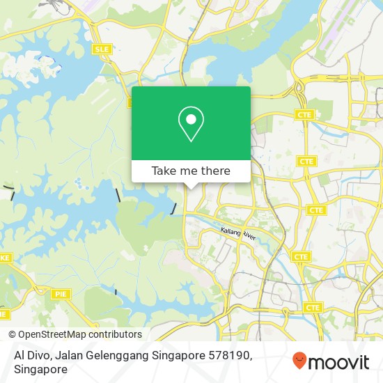 Al Divo, Jalan Gelenggang Singapore 578190 map