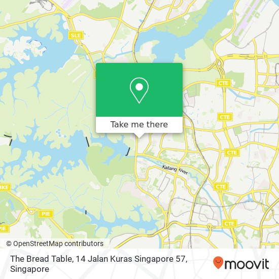 The Bread Table, 14 Jalan Kuras Singapore 57 map
