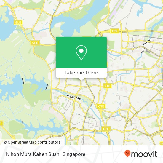 Nihon Mura Kaiten Sushi, Ang Mo Kio Ave 6 Singapore 569841地图