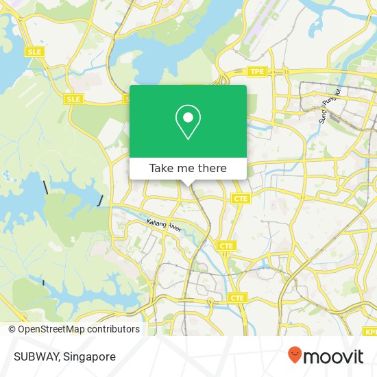 SUBWAY, Ang Mo Kio Ave 8 Singapore 56地图