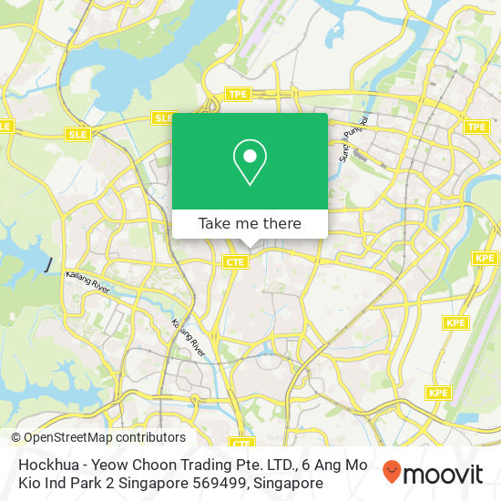 Hockhua - Yeow Choon Trading Pte. LTD., 6 Ang Mo Kio Ind Park 2 Singapore 569499 map