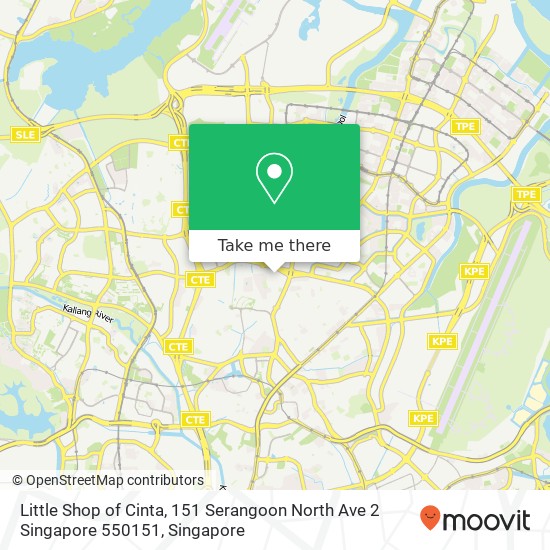 Little Shop of Cinta, 151 Serangoon North Ave 2 Singapore 550151地图