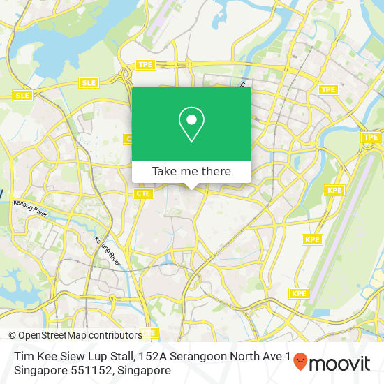 Tim Kee Siew Lup Stall, 152A Serangoon North Ave 1 Singapore 551152地图