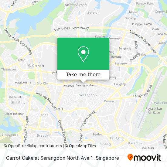 Carrot Cake at Serangoon North Ave 1地图