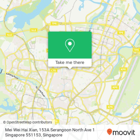 Mei Wei Hai Xian, 153A Serangoon North Ave 1 Singapore 551153地图