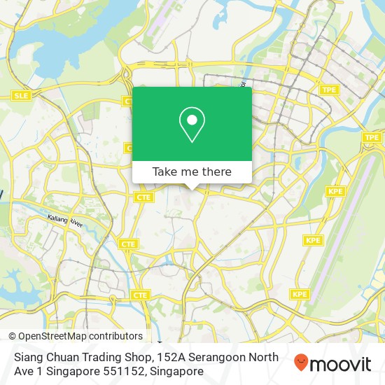 Siang Chuan Trading Shop, 152A Serangoon North Ave 1 Singapore 551152 map
