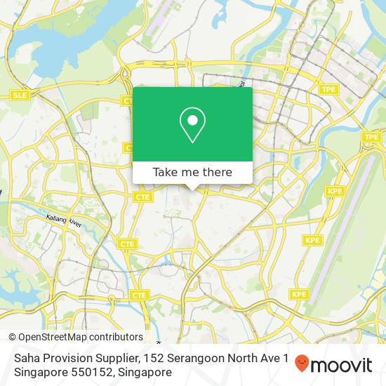 Saha Provision Supplier, 152 Serangoon North Ave 1 Singapore 550152地图