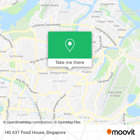 HG 631 Food House map