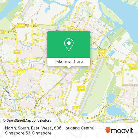 North. South. East. West., 806 Hougang Central Singapore 53地图