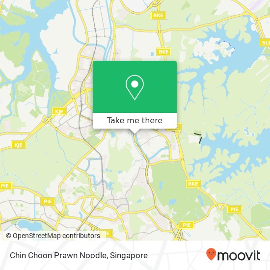Chin Choon Prawn Noodle, 824 Upp Bukit Timah Rd Singapore map