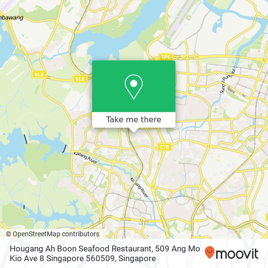 Hougang Ah Boon Seafood Restaurant, 509 Ang Mo Kio Ave 8 Singapore 560509地图