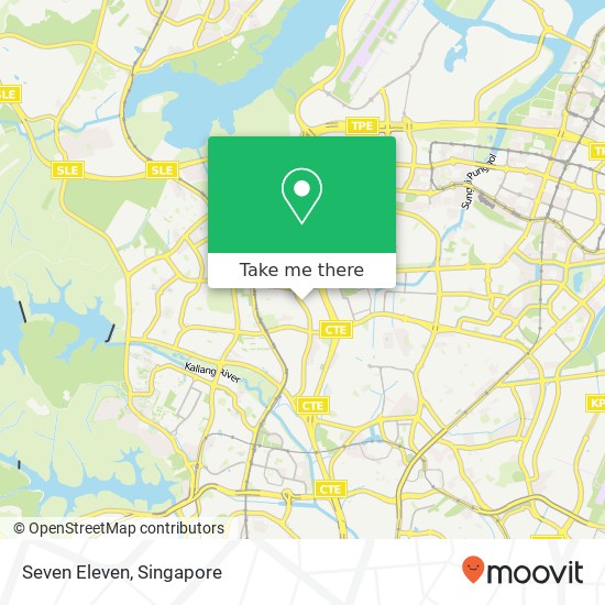 Seven Eleven, Ang Mo Kio Ave 10 Singapore map