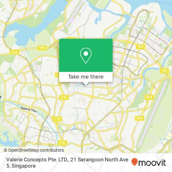 Valerie Concepts Pte. LTD., 21 Serangoon North Ave 5地图