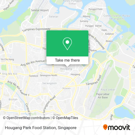 Hougang Park Food Station地图