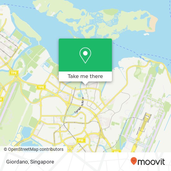 Giordano, 1 Pasir Ris Clos Singapore 51地图