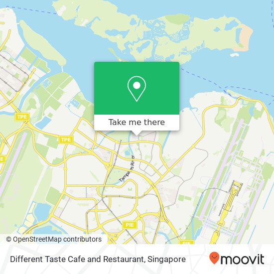 Different Taste Cafe and Restaurant, 1 Pasir Ris Clos Singapore 51 map