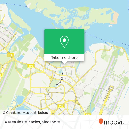 XiMenJie Delicacies, 1 Pasir Ris Clos Singapore 51地图