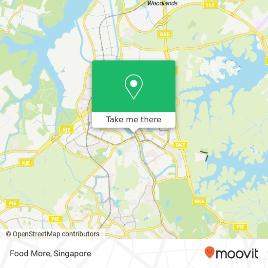 Food More, 1 Woodlands Rd Singapore 67 map