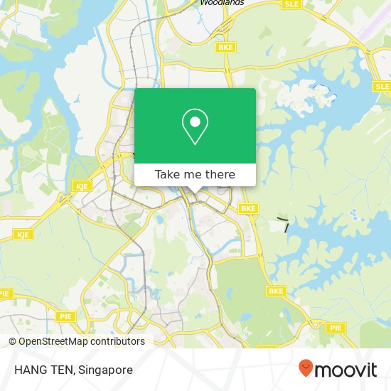 HANG TEN, 1 Jelebu Rd Singapore 67地图