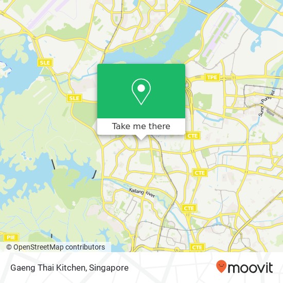 Gaeng Thai Kitchen, 632 Ang Mo Kio Ave 4 Singapore 560632地图