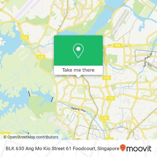 BLK 630 Ang Mo Kio Street 61 Foodcourt, Ang Mo Kio St 61 Singapore 569163地图