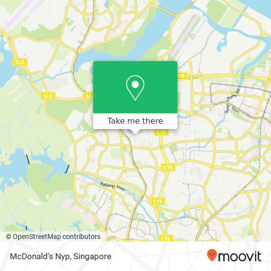 McDonald's Nyp, Singapore map