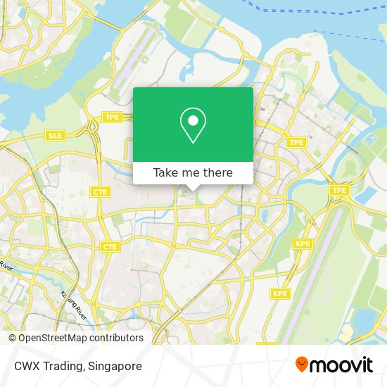 CWX Trading map