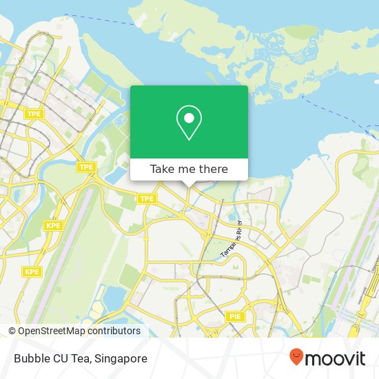 Bubble CU Tea, 625 Elias Rd Singapore 51地图