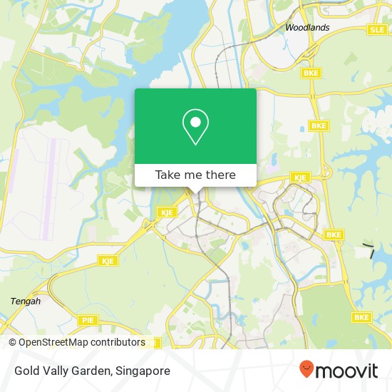 Gold Vally Garden, 301 Choa Chu Kang Ave 4 Singapore 689811地图