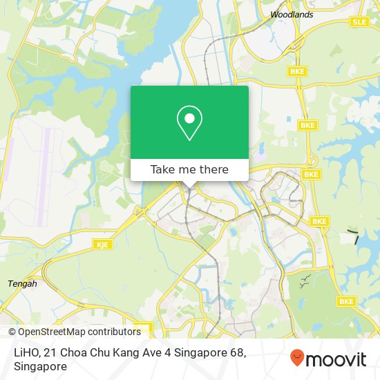 LiHO, 21 Choa Chu Kang Ave 4 Singapore 68地图
