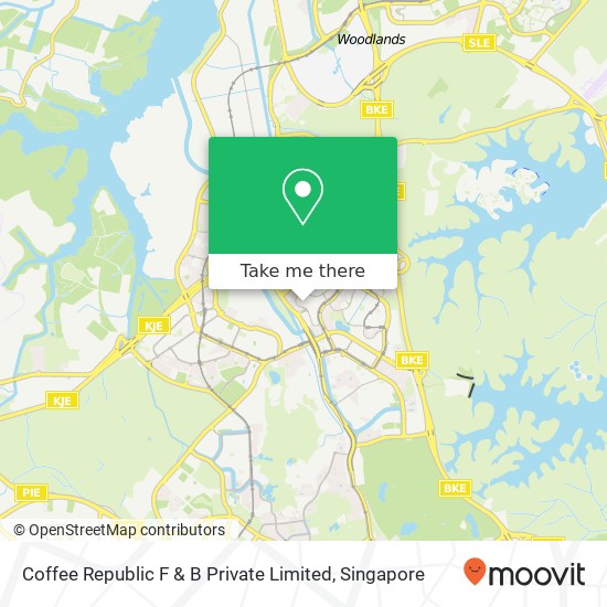 Coffee Republic F & B Private Limited, 626 Senja Rd Singapore 670626 map